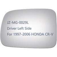 Jzsuper Side Mirror Glass Fit For 1997-2006 Honda Cr-V  Driver Left Side View Lh Replacement Rearview Flat Glass  Non Heated Including Adhesive
