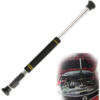 Telescopic Engine Hood Support Rod  29 To 40-Inch Hood Prop Rod For Car Made Of Stainless Steel Pipe And Comfortable Sponge Handle Telescopic Adjustment