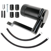 Jofynzo Billet Catch Can Hemi Technology Z-Bracket Scat Pack Compatible With Dodge Challenger Charger For Chrysler 300 For Jeep Grand Cherokee 6.4 11 12 13 14 15 16 17 18 19 20 21 (Black)