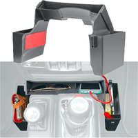 Jvma Center Console Gear Shift Organizer Tray For Jeep Gladiator Accessories And Jeep Wrangler Jl Jlu 2025 2024 2023 2022-2018 Rubicon Sahara 4Xe Storage Box  Car Trash Bag Hook (Us Patent) Interior