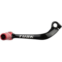 Tusk Folding Shift Lever Black/Red Tip - Fits: Honda Crf110F 2013-2019