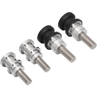 Wowtk Detachables Sissy Bar Luggage Rack Tour Pack Rack Docking Hardware Kit Fits For Harley Softail Flde  Flhc  Flhcs  Flsl  Fxbb And Fxst Models 2018-2024