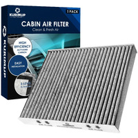 Kurimup Cabin Air Filter Replacement For Cf11643 Premium Cabin Filter With Activated Carbon  Fit For A3/Q3/S3/Tt Quattro And Atlas/Gti/Golf/Jetta/Tiguan(1 Pack)
