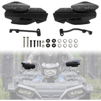 Sautvs Handguards With Mount Brackets Kit For Polaris Sportsman Scrambler 400 450 570 850 Xp 1000 2007-2024 Black Hand Guards Protector Accessories (2Pcs  Replace #2876846  2879380)