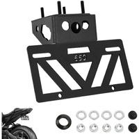 Inkudri 2023 Ninja 650 Fender Eliminator 2022 Z650 Ninja 650 Tail Tidy Ninja 650 License Plate Bracket Mount Z650 License Plate Bracket Holder Ninja 650 Z650 Ex650 2017 2018 2019 2020 2021 2022 2023