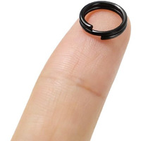 30Pcs 304 Stainless Steel Key Rings Split Rings  Small Keyrings  Jump Rings For Necklaces  Keys  Jewelry Attachment