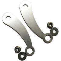 Samdo Universal Motorcycle Speedometer Bracket Stainless Steel 304 Speedometer Mount (2Pcs) With Screw Nuts (1 Pair)