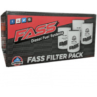 Fass Titanium Series Fuel Filter & Water Seprator Pack Combo Of 4 | (2) Xws-3002 | (2) Pf-3001