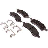Acdelco Silver 14D1169Achf1 Ceramic Front Disc Brake Pad Set With Clips