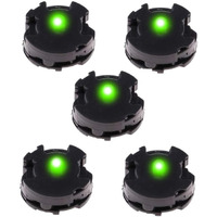Yikko 5Pcs Led Units For Gundam Models Kits  Mg Led Unit Set For Gundam 00 Mg Gn-X Light Up Certain Gundam Models Hobby Accessories Xmas Gift For Kids (Green)