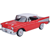 Motormax 1957 Chevy Bel Air Coupe 1/24 Red 73228Ac-Rd