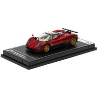 Postercars 1:64 Scale Pagani Zonda F Rosso Dubi Hypercar League Collection No.2