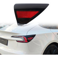 Xqsmwf Right Rear Tail Light Panel Mount Reflector Cover Compatible With Tesla Model 3 Model Y 2017 2018 2019 2020 Replace Part Number 1100781-99-D 110078199D