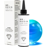 Uv Resin - Mr. Resin (250G) Crystal Clear Resin For Crafts : Rock Painting  Molds  Doming Keychains & Jewelry Making Cures Fast With Uv Lamp  Led And Sunlight!
