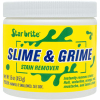 Star Brite Slime & Grime Stain Remover - Concentrate Makes 5 Gallons - Remove Tarnish  Rust & Tough Slimy Grimy Stains On Fiberglass  Metal  Wood  Cement  Tile  Decks & More - 16 Oz (094816)