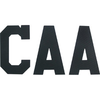 A&R Sports Captain Letters  Black