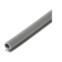 Grey Vinyl Bulb Seal Weatherstrip - 10Ft Long