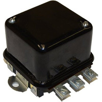 Voltage Regulator - 12 Volt - 4 Terminal - Flat Mount Fits Massey Ferguson 175 202 150 50 To35 205 165 65 2135 135 40 3165 35 204 180 203 Fits International Cub Lo-Boy 460 Cub 560 Fits Massey Harris