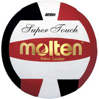 Molten Super Touch Volleyball  Red  Black  White