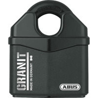 Abus Granit 37/80 Heavy Duty Hardened Steel Padlock - Closed Shackle Lock With 1/2"" Shackle - Corrosion Resistant Outdoor Lock - Made In Germany - Keyed Different