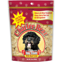 Charlee Bear Original Crunch Beef Liver Dog Treat  16 Oz Bag - Made In Usa  Natural Training Treats