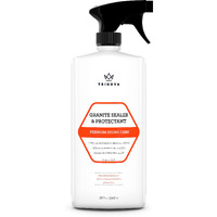 Trinova Granite Sealer & Protector - Best Stone Polish  Protectant & Care Product - Easy Maintenance For Clean Countertop Surface  Marble  Tile - No Streaks  Stains  Haze  Or Spots - 18 Fl Oz