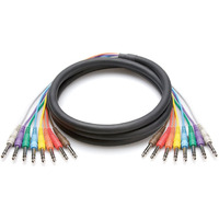 Hosa Css-801 Balanced Snake  1/4 In Trs To Same  1 M