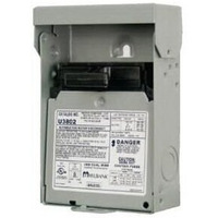 Milbank U3802 2 Pole 1 Phase Non-Fusible Air Conditioner Disconnect Switch 240 Volt Ac 60 Amp Nema 3R