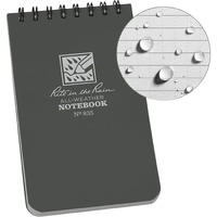 Ritr835-Brk Top Spiral Notebook 3X5 Gray