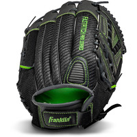 Franklin Sports Softball Glove - Windmill Fastpitch + Slowpitch Softball Glove - Green Softball Mitt - Right Hand Throw Adult + Youth - 13""  Lime