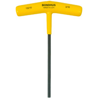 Bondhus 15210 3/16"" Hex Tip T-Handle W/Proguard Finish