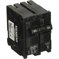 Siemens Q260 60 Amp Dual Pole Circuit Breaker