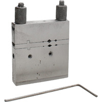 The Beadsmith Miter Cutting Vise Jig - Swiss Style  Made Of Steel  2.75  X 2  - For Filing Small Metal  Creating Flat Ends On Wire And Tubing - Form 45- & 90-Degree Angles And Bends