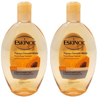 Lot Of 2 Eskinol Naturals Papaya Facial Cleanser 7.6 Oz - 225 Ml Bottle