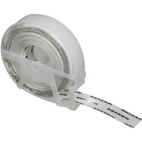 Reizen Clear Vinyl Labeling Tape -3 Rolls  .375 Inch Wide 3/8"" X 144""
