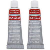 Rub 'N Buff The Original Wax Metallic Finish (Silver Leaf) 2 Pcs Sku# 1835745Ma