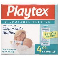 Playtex Ultraseal Disposable Baby Bottle Liners 4Oz