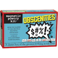 Magnetic Poetry - Obscenities Kit - Words For Refrigerator - Write Poems And Letters On The Fridge - For Ages 18 And Up - Made In The Usa