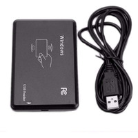 Hiletgo 125Khz Em4100 Usb Rfid Id Card Reader Swipe Card Reader Plug And Play With Cable First 10 Digit