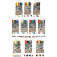 Tim Holtz Bundle Of 60 Distress Crayons | All 10 Sets | Set 1  2  3  4  5  6  7  8  9  10