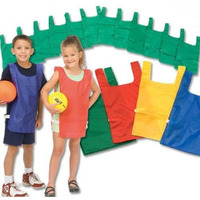 Youth Nylon Pinnies (One Dozen) - Green