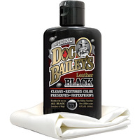 Doc Baileys Black Leather Detail Kit- Complete One-Step Formula To Clean  Condition  And Redye  And Protect Dozens Of Items- Ideal For Motorcycle Bike And Car Seats  Jackets  Boots  Vinyl And More