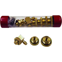 Mid-West 110706 9 Piece Quick Connect Test Cock Adapter  90 Degree Swivel