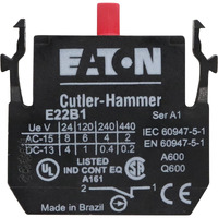 Eaton E22B1 1Pole  For 22.5Mm Operator  1Nc  600Vac  10Amp  Contact Block