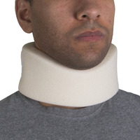 Otc Cervical Collar  Soft Contour Foam  Neck Support Brace  White Narrow 2.5"" Depth  X-Small