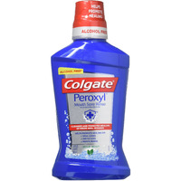 Colgate Peroxyl Mouth Sore Rinse  Mild Mint  16.9 Oz