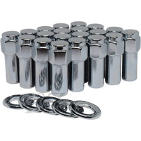 Cragar Sst Mag Lug Nut 1/2""-20 Left Hand With Center Washer Set Of 20 Pcs