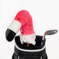 Daphne's Headcovers Flamingo Hybrid  Grey-Green-White