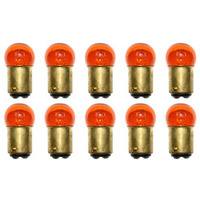 Cec Industries #1178A (Amber) Bulbs  13.5 V  9.315 W  Ba15D Base  G-6 Shape (Box Of 10)