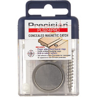 Precision Lock Pls-24 Pro Concealed Magnetic Catch  Silver